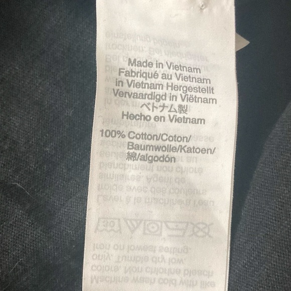 Madewell Whisper Cotton Turtleneck Tee Size Small Black - Picture 5 of 6